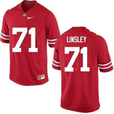 NCAA Ohio State Buckeyes Men's #71 Corey Linsley Red Nike Football College Jersey KKA8545XL